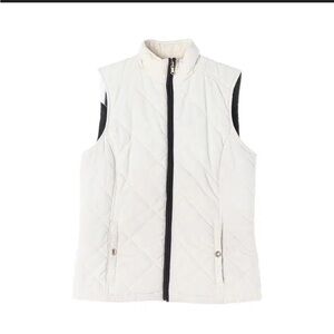 Lauren Ralph Lauren Puffer Vest - off white/winter white quilted full zip
